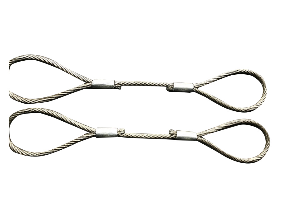 Pressed steel wire rope