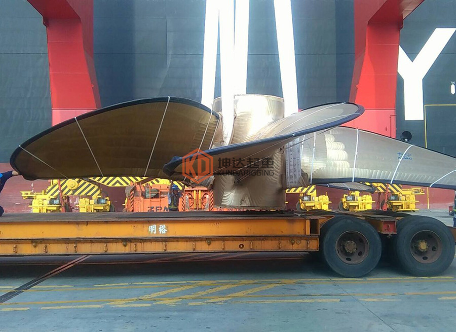 Propeller lifting belt of Fujian Mawei shipyard